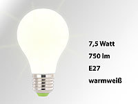 Luminea SMD-LED-Lampe, E27, 360°, 8 Watt, 750 Lumen, warmweiß; LED-Kerzen E14 (warmweiß) LED-Kerzen E14 (warmweiß) 