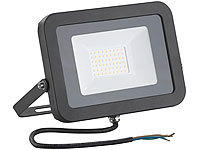 Luminea Wetterfester LED-Fluter, 4.600 Lumen, 50 Watt, IP65, warmweiß, 3000 K