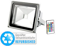Luminea Wetterf. LED-Fluter im Metallgehäuse,30W,IP65,RGB(Versandrückläufer)