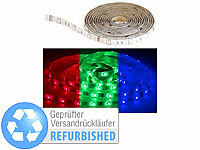 Luminea RGB-LED-Streifen-Erweiterung LAC-515, 5 m, Versandrückläufer; WLAN-LED-Streifen-Sets weiß WLAN-LED-Streifen-Sets weiß 
