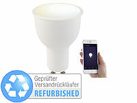 Luminea Home Control Alexa-GU10-Lampe, LED-Lampe für Smarthome-System