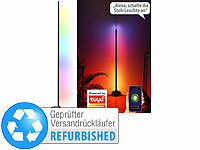 Luminea Home Control WLAN-Steh-/Eck-Leuchte mit RGB-CCT-IC-LEDs, Versandrückläufer