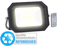 Luminea Wetterfester LED-Fluter, Radar-Bewegungssensor, Versandrückläufer; LED-Fluter mit Bewegungsmelder (tageslichtweiß), Wetterfester LED-Fluter (tageslichtweiß) 