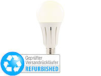 Luminea High-Power-LED-Lampe E27, 24 Watt, Versandrückläufer; LED-Tropfen E27 (tageslichtweiß) 