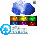 Luminea Wolkenförmige Lampe, Wolken-Leuchten mit Fernbedienung