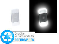Luminea Design-LED-Wandlicht (Versandrückläufer); LED-Schrankleuchten mit Bewegungs- & Lichtsensoren 