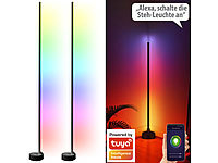 ; WLAN-LED-Deckenleuchte CCT, WLAN-USB-Stimmungsleuchten mit RGB + CCT-LEDs und App 