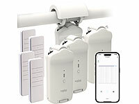 Luminea Home Control Vorhang Öffner, automatischer Vorhang Öffner