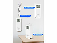 ; WLAN-Temperatur- & Luftfeuchtigkeits-Sensoren mit App-Auswertungen WLAN-Temperatur- & Luftfeuchtigkeits-Sensoren mit App-Auswertungen WLAN-Temperatur- & Luftfeuchtigkeits-Sensoren mit App-Auswertungen 