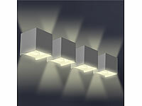 Luminea Up and Down Lampen LED, LED Leuchte mit stufenlosem Winkel
