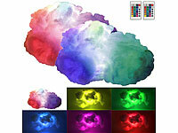 Luminea Schlafzimmer Lampen, Cloud-Lampe mit RGB-LEDs