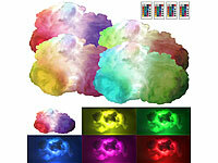 Luminea RGB-Cloud-Lampen, Wolken-Leuchte mit Fernbedienung