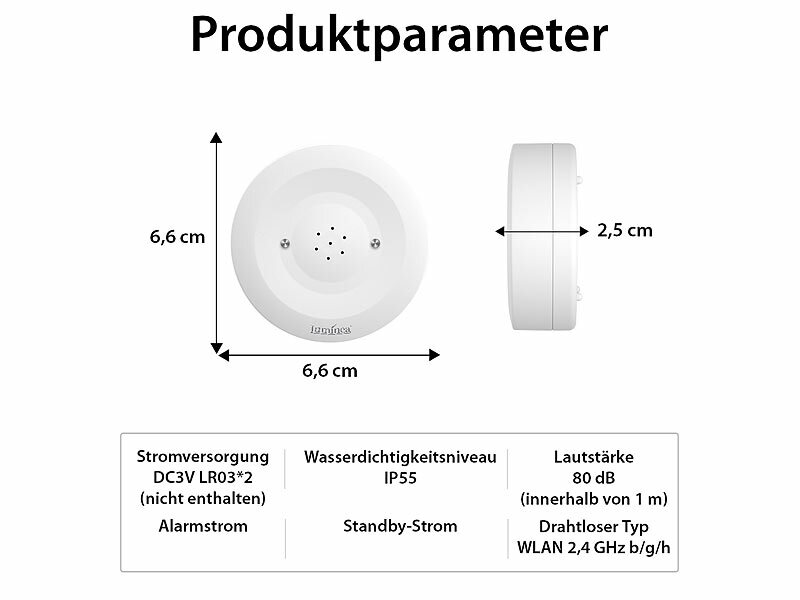 ; WLAN-Tür & Fensteralarme WLAN-Tür & Fensteralarme WLAN-Tür & Fensteralarme 