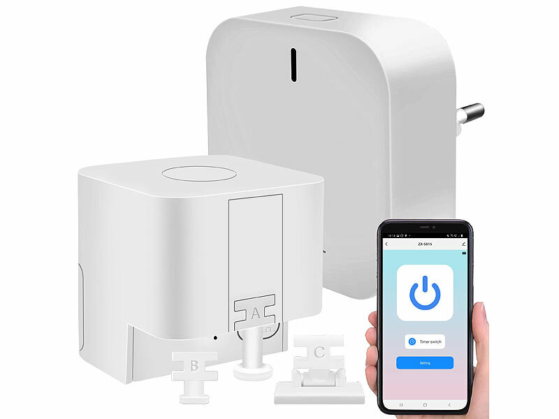 ; WLAN-Steckdosen, WLAN-Unterputzmodul für Rollladen-Steuerung per App WLAN-Steckdosen, WLAN-Unterputzmodul für Rollladen-Steuerung per App WLAN-Steckdosen, WLAN-Unterputzmodul für Rollladen-Steuerung per App 