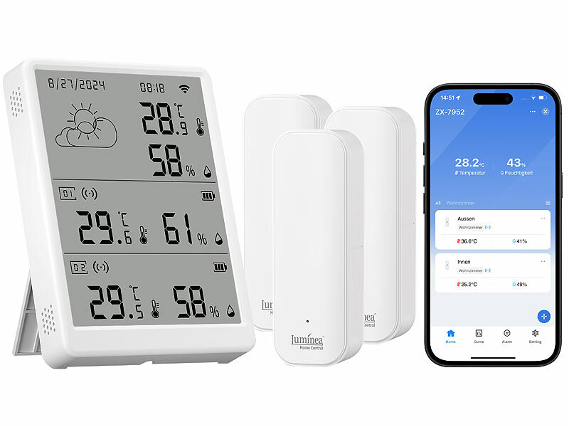 ; WLAN-Steckdosen, WLAN-Temperatur- & Luftfeuchtigkeits-Sensoren mit App-Auswertungen WLAN-Steckdosen, WLAN-Temperatur- & Luftfeuchtigkeits-Sensoren mit App-Auswertungen WLAN-Steckdosen, WLAN-Temperatur- & Luftfeuchtigkeits-Sensoren mit App-Auswertungen WLAN-Steckdosen, WLAN-Temperatur- & Luftfeuchtigkeits-Sensoren mit App-Auswertungen 