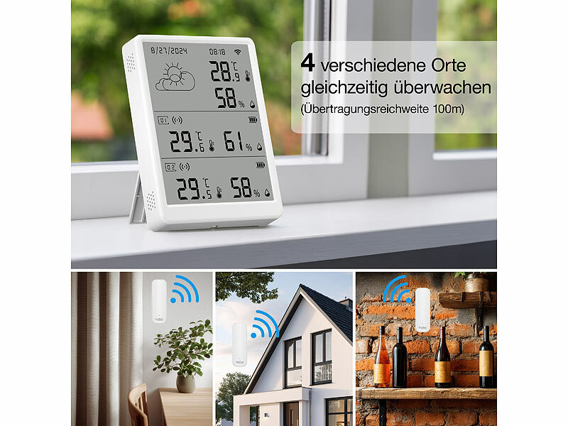 ; WLAN-Steckdosen, WLAN-Temperatur- & Luftfeuchtigkeits-Sensoren mit App-Auswertungen WLAN-Steckdosen, WLAN-Temperatur- & Luftfeuchtigkeits-Sensoren mit App-Auswertungen WLAN-Steckdosen, WLAN-Temperatur- & Luftfeuchtigkeits-Sensoren mit App-Auswertungen WLAN-Steckdosen, WLAN-Temperatur- & Luftfeuchtigkeits-Sensoren mit App-Auswertungen 