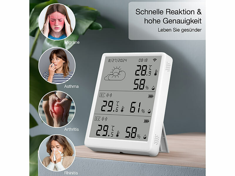; WLAN-Steckdosen, WLAN-Temperatur- & Luftfeuchtigkeits-Sensoren mit App-Auswertungen WLAN-Steckdosen, WLAN-Temperatur- & Luftfeuchtigkeits-Sensoren mit App-Auswertungen WLAN-Steckdosen, WLAN-Temperatur- & Luftfeuchtigkeits-Sensoren mit App-Auswertungen WLAN-Steckdosen, WLAN-Temperatur- & Luftfeuchtigkeits-Sensoren mit App-Auswertungen 